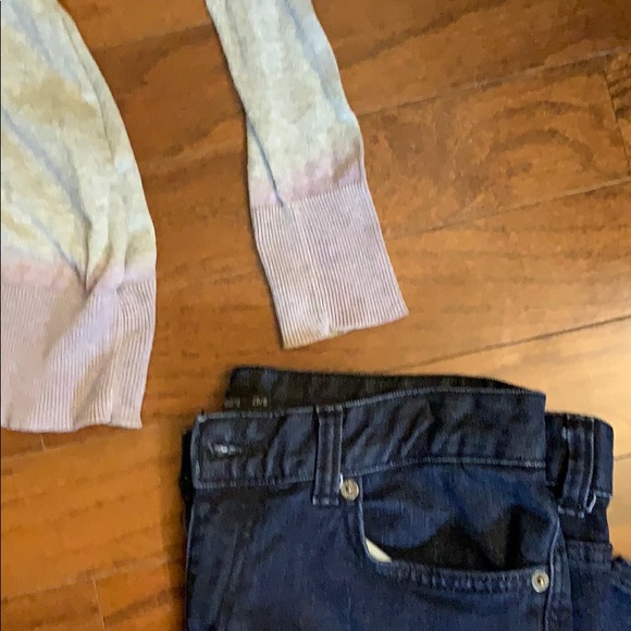 Vera Wang Gray Vneck Cardigan SzM - Picture 5 of 6